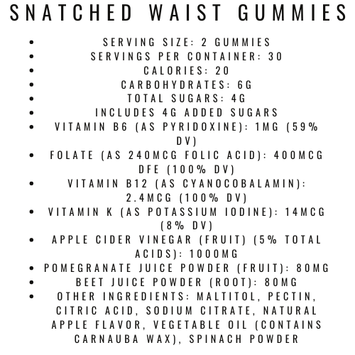 Snatched Waist Gummies (7510718611611)